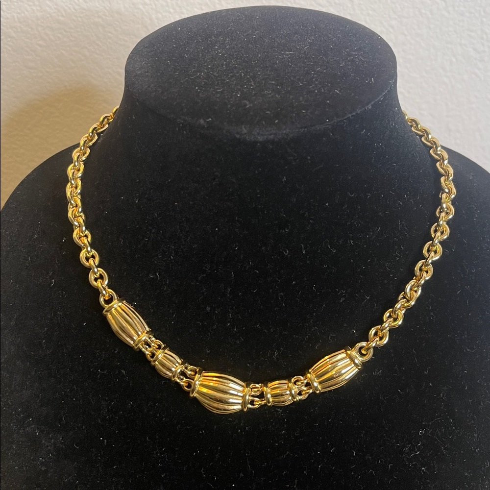 Givenchy Gold Beaded Necklace